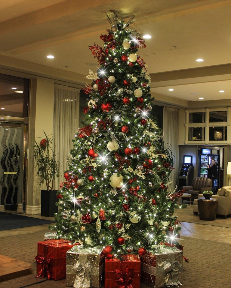 9ft tree Hotel Lobby (1) christmas lighting near me